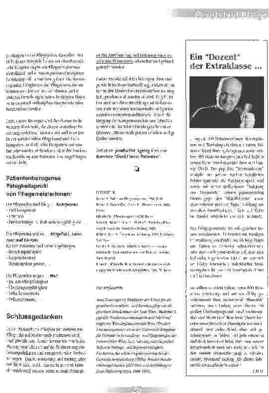 Vorschauseite 4: Meisterhafte Pflegekunst Evidence Based Nursing-Kongress, Bad Ischl: Projektbericht