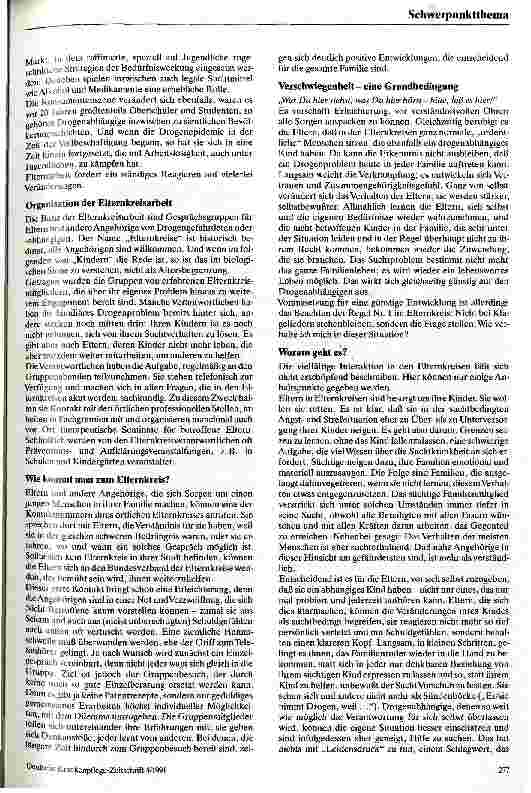 Vorschauseite 2: Selbsthilfe im Suchtbereich