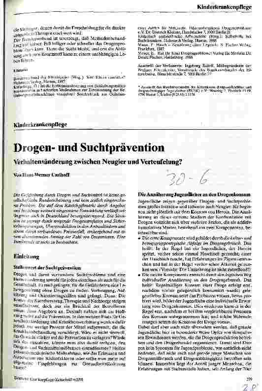 Vorschauseite 4: Selbsthilfe im Suchtbereich