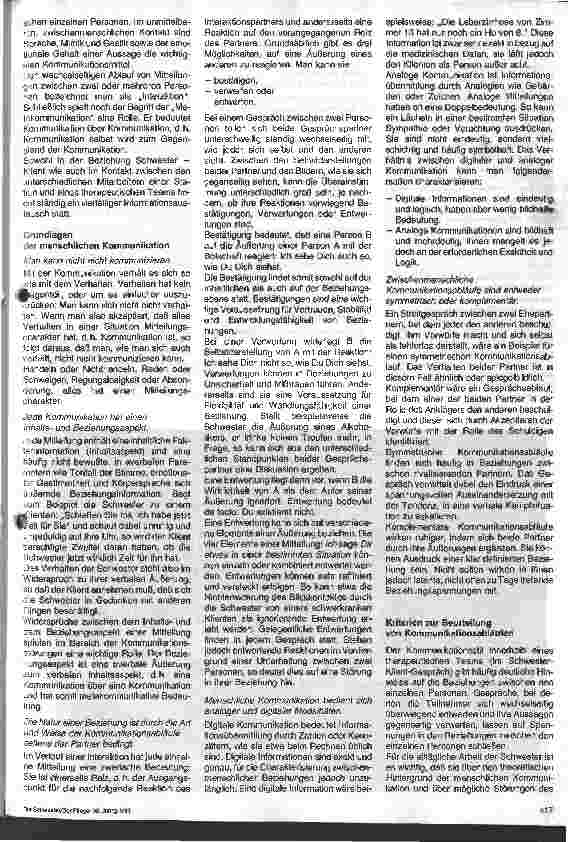 Vorschauseite 3: Die neue Pflege - ein holistisches Modell 3. Folge: Die psychosoziale Betreuung der Klienten