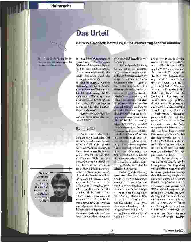 Vorschauseite 1: Das Urteil