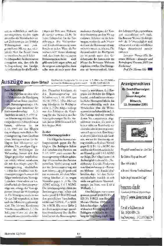 Vorschauseite 2: Das Urteil