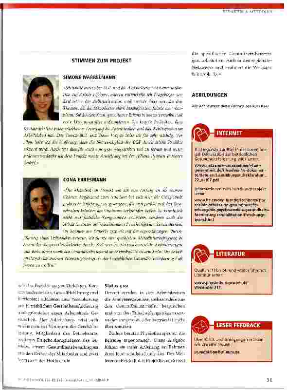 Vorschauseite 4: Studierende in Betrieben