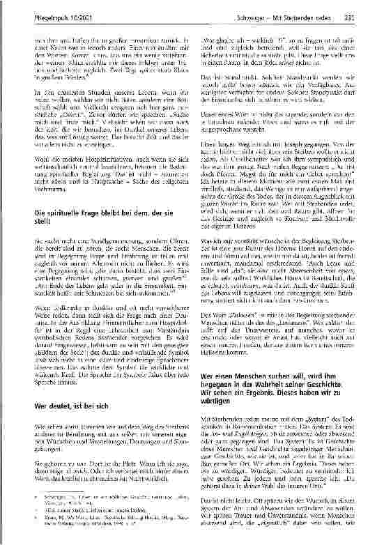 Vorschauseite 3: Mit Sterbenden reden Gedanken zu einer spirituellen Begleitung Sterbender