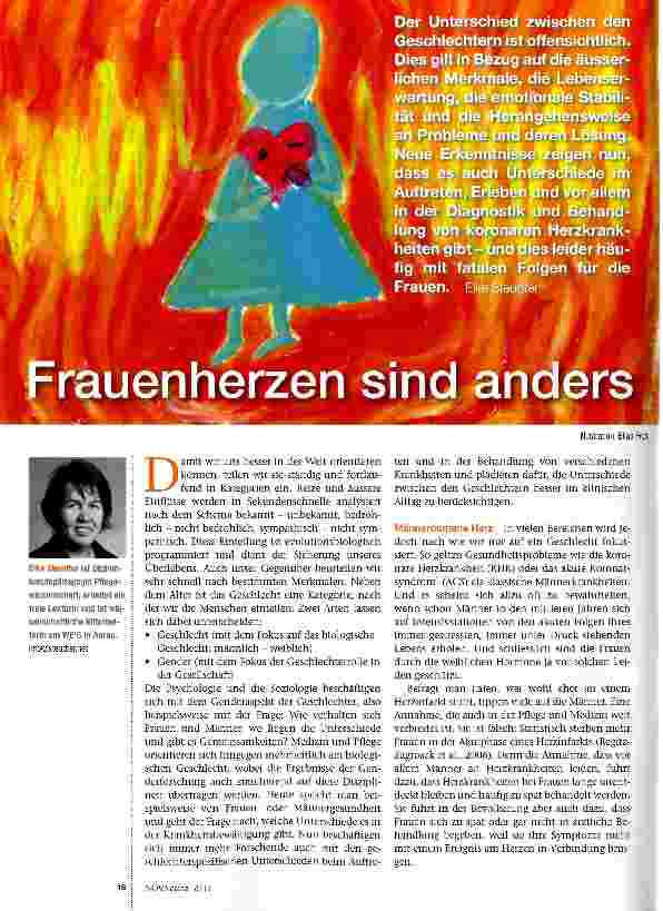 Vorschauseite 1: Frauenherzen sind anders