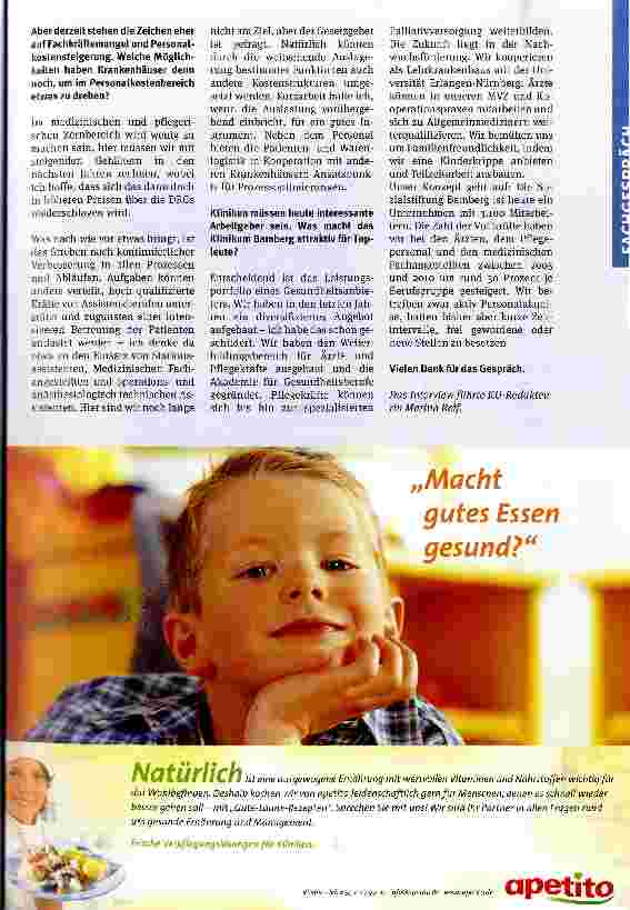 Vorschauseite 3: Hätte ZUSI heute noch eine Chance? Die Sozialstiftung Bamberg schloss 2005 einen Tarifvertrag „Zukunftssicherung ab - eine Bilanz