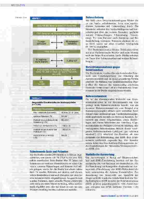 Vorschauseite 2: Koronare Herzerkrankung -Diagnose im Niedrigprävalenzbereich