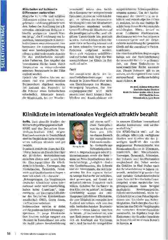 Vorschauseite 4: Grenzüberschreitende Gesundheitsversorgung