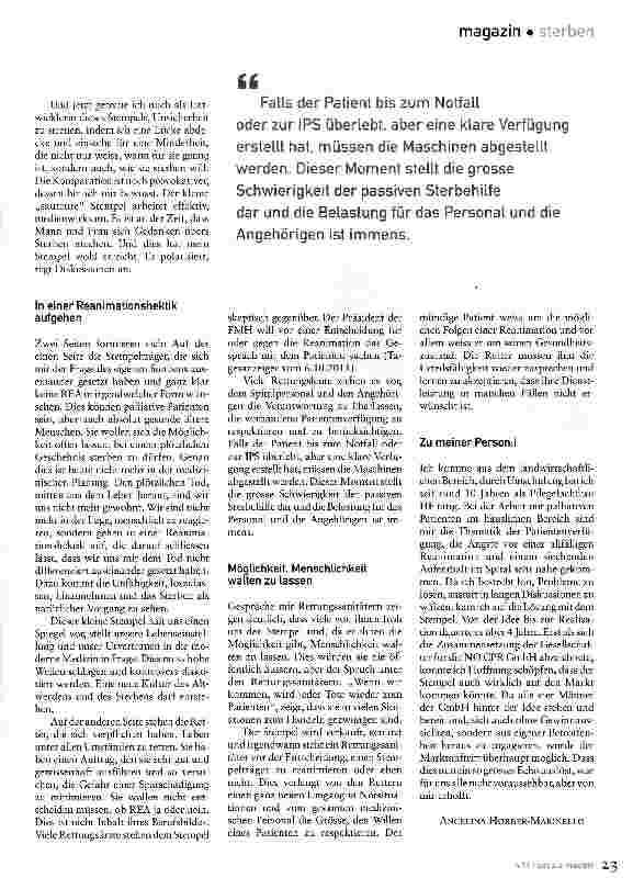 Vorschauseite 2: Die Unsicherheit, jemanden „gehen zu lassen