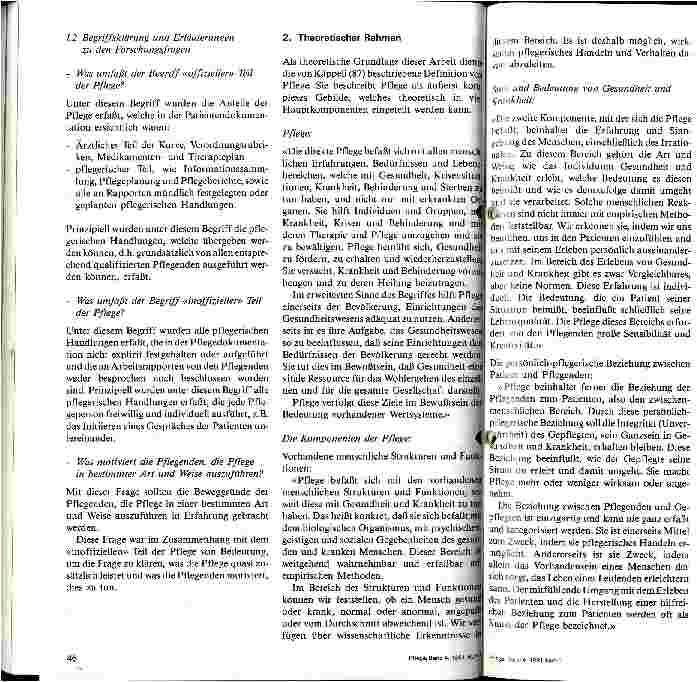 Vorschauseite 2: Offizielle und inoffizielle Inhalte der Pflege