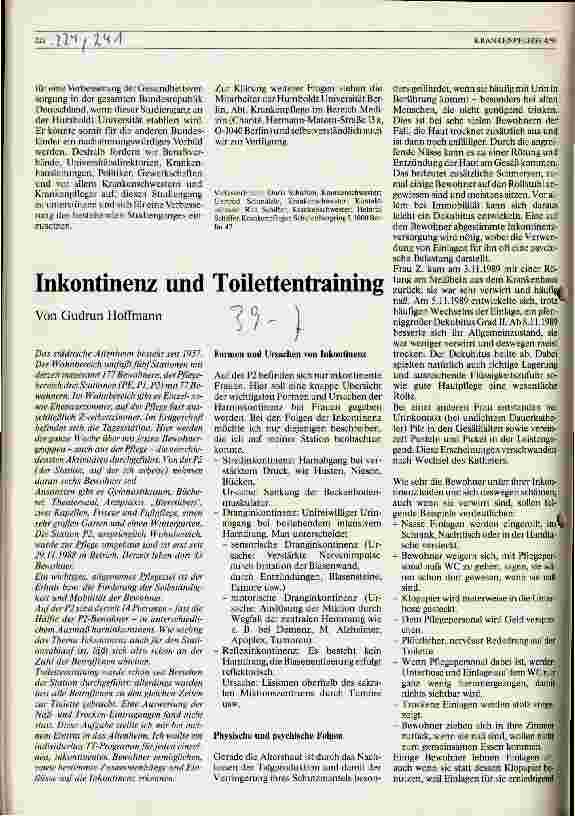 Vorschauseite 3: Studium Diplomkrankenpflege an der Humboldt Universität Berlin