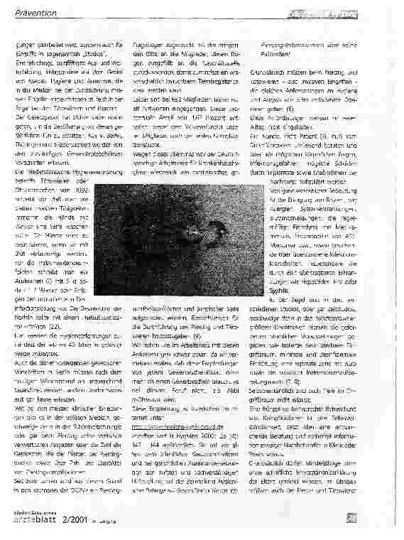 Vorschauseite 3: Piercing: Vielleicht schön anzusehen - meistens aber pathogenUnerschatzte Gesundheitsrisiken und Hygieneprobleme einer Modeerscheinung
