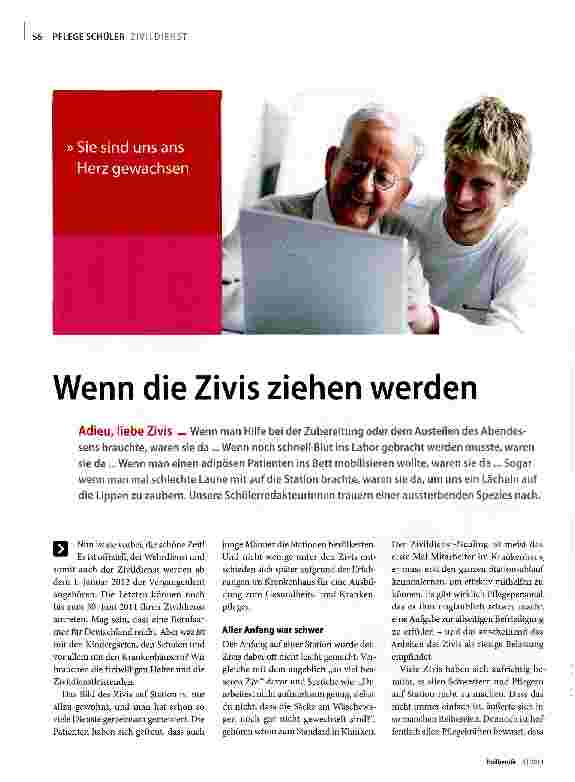 Vorschauseite 1: Wenn die Zivis ziehen werden
