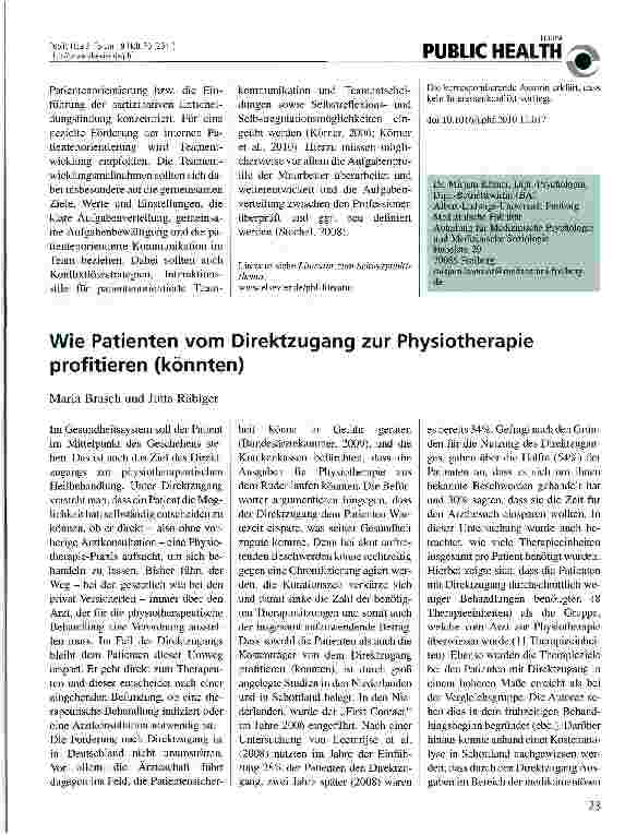 Vorschauseite 3: Interne und externe Patientenorientierung in der medizinischen Rehabilitation