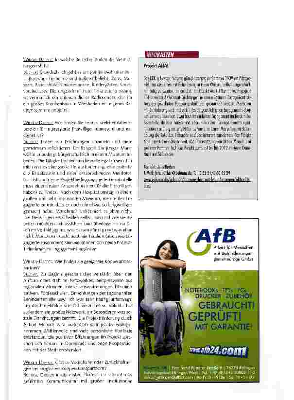 Vorschauseite 4: Bürgerschaftliches Engagement bedeutet Teilhabe