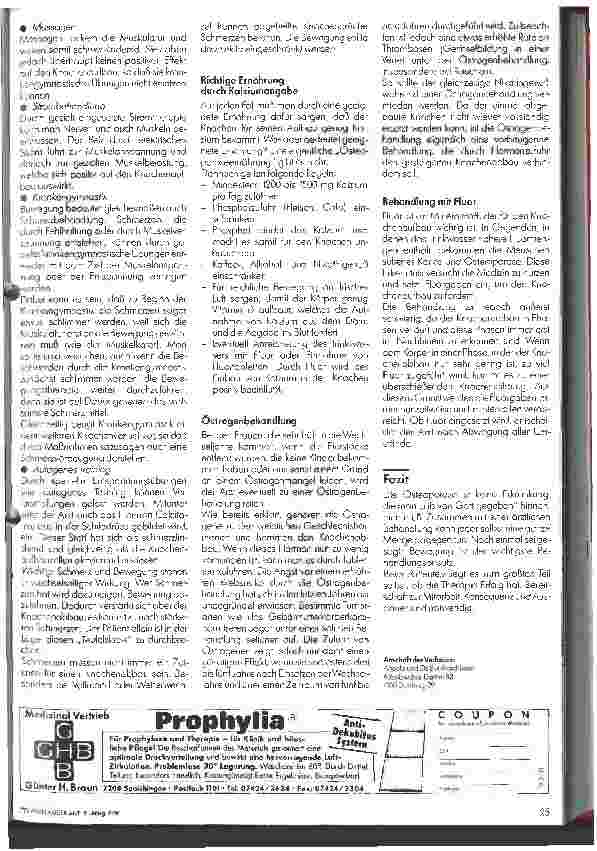 Vorschauseite 5: Gesundheitsberatung bei Osteoporose - 3. Folge