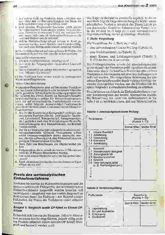 Vorschauseite 3: Der wertanalytische Einkauf Verfahren zur Sicherung von Wirtschaftlichkeit und Produktqualität