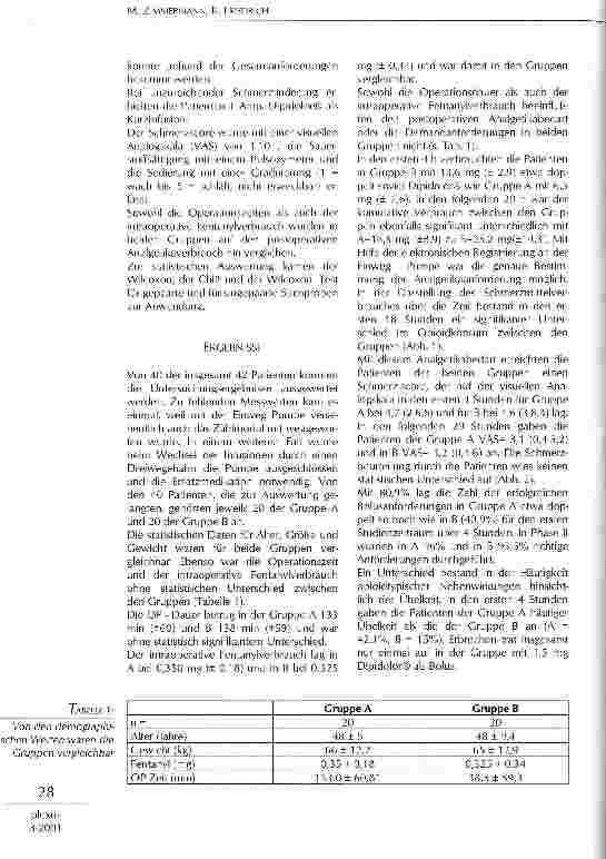 Vorschauseite 3: Postoperative Schmerztherapie mit Einweg PCA-Pumpen und titriertem Bolus