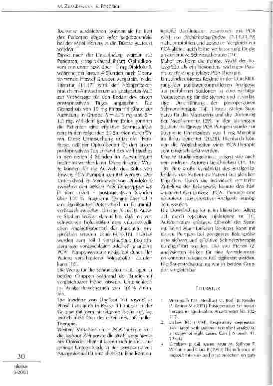 Vorschauseite 5: Postoperative Schmerztherapie mit Einweg PCA-Pumpen und titriertem Bolus