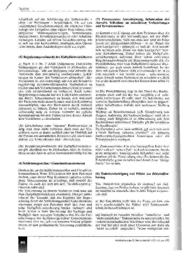 Vorschauseite 6: Verhalten nach einem Zwischenfall Der juristische Notfallkoffer