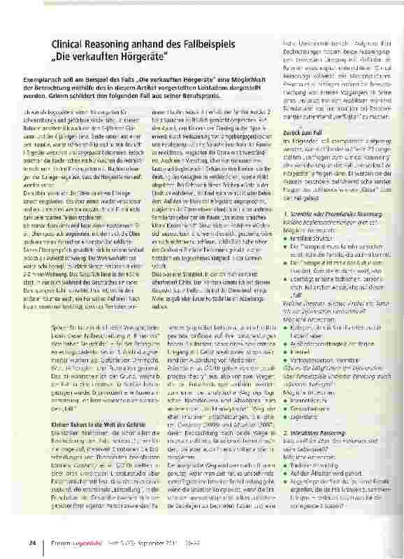 Vorschauseite 5: Entscheidungen im Therapieprozess wie machen wir das eigentlich?
