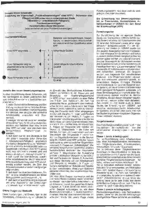 Vorschauseite 4: Zur Bewertung der Arbeitsleistung und Güte von Personal in Krankenhaus - Organisationen Teil I