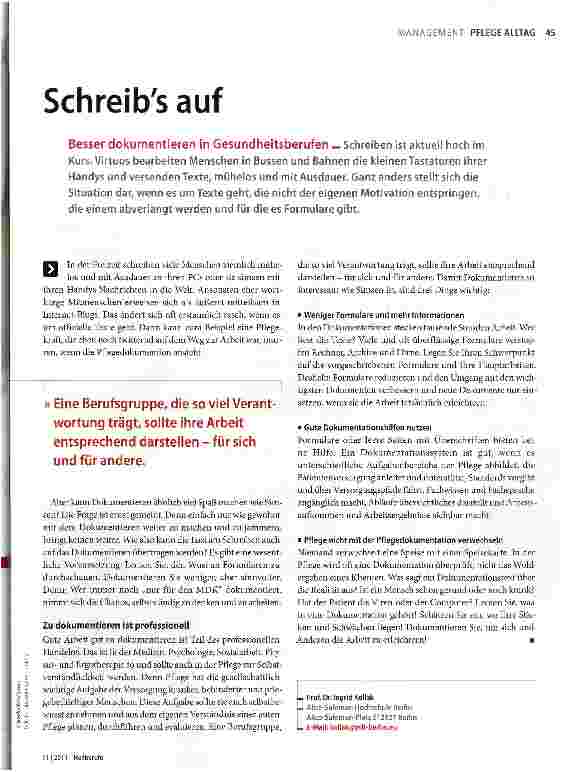 Vorschauseite 1: Schreib es auf