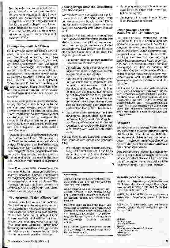 Vorschauseite 2: Essen über Sonde