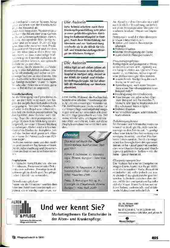 Vorschauseite 3: Nach dem Sturz auf die Hüfte rasch wieder mobilisieren