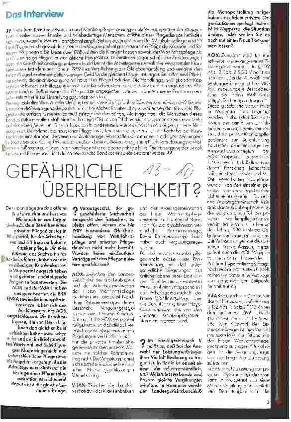 Vorschauseite 1: Gefährliche Überheblichkeit?