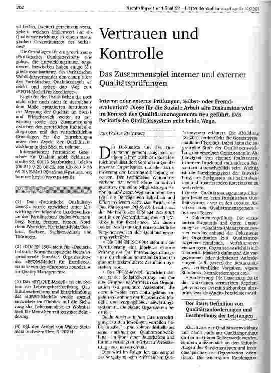 Vorschauseite 1: Vertrauen und Kontrolle