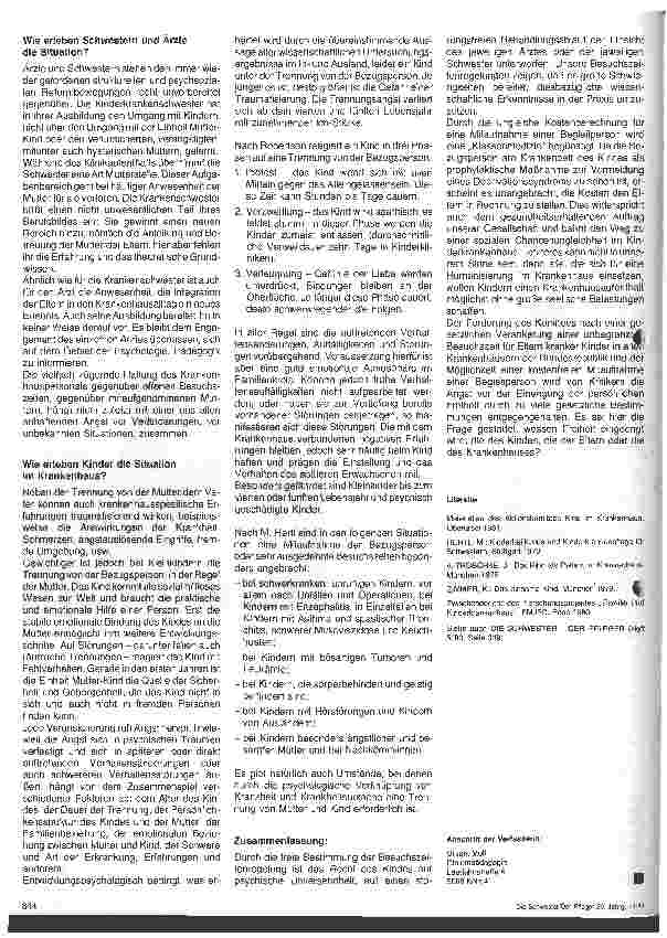 Vorschauseite 3: Elternwille - freies Besuchsrecht und Möglichkeit einer kostenfreien Mitaufnahme - in Zukunft ein Gesetz?