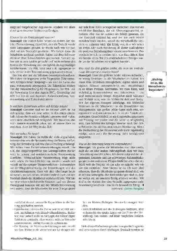 Vorschauseite 4: Mut zum Wechsel