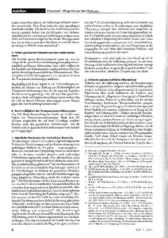 Vorschauseite 4: Der Pflege-TÜV auf dem Prüfstand - Ist die Transparenzberichterstattung transparent?
