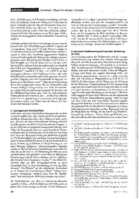 Vorschauseite 6: Der Pflege-TÜV auf dem Prüfstand - Ist die Transparenzberichterstattung transparent?