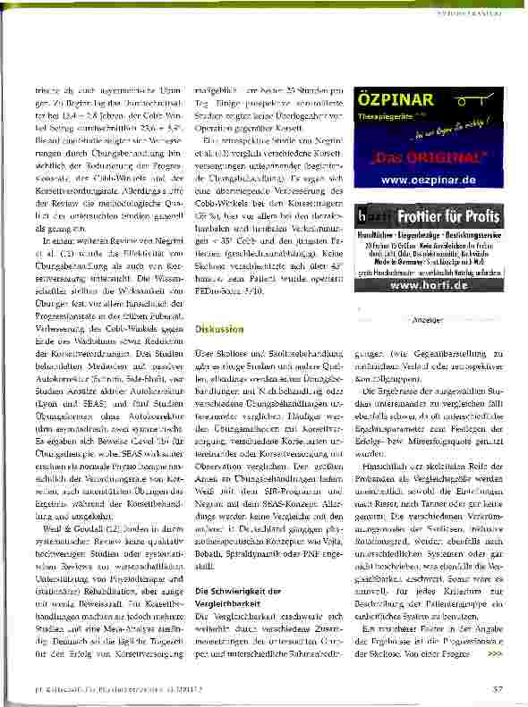 Vorschauseite 4: Übungsbehandlung bei adoleszenter idiopathischer Skoliose (AIS)