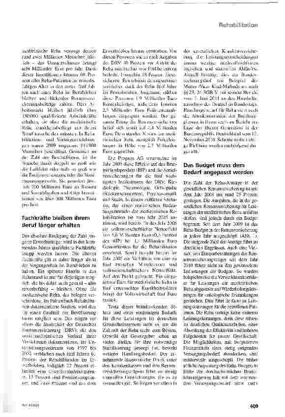Vorschauseite 2: Rehabilitation lohnt