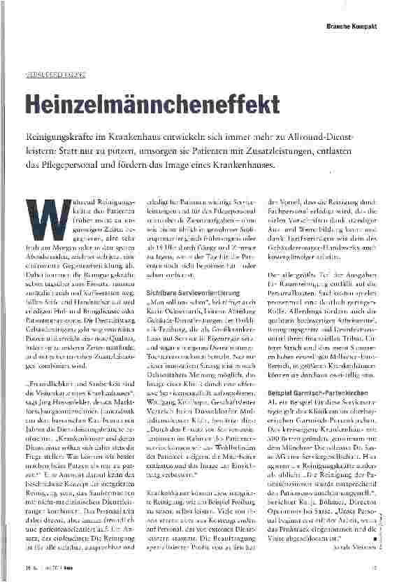 Vorschauseite 2: Heinzelmänncheneffekt