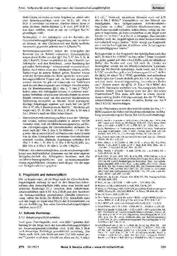 Vorschauseite 3: Tarifpluralität und die Frage nach der Gewerkschaftszugehörigkeit