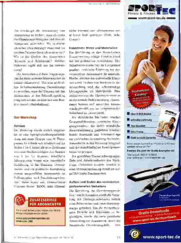 Vorschauseite 2: Workshop: Assessments