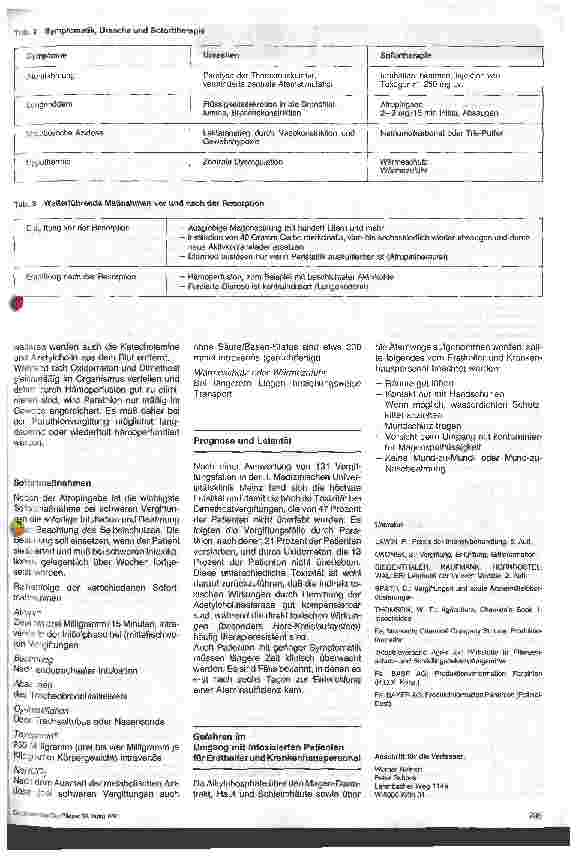 Vorschauseite 3: Alkylphosphat-Intoxikationen