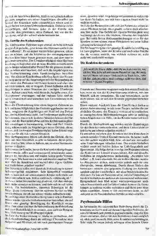 Vorschauseite 3: Rehabilitation krebskranker Patienten aus der Sicht der Sozialarbeiterin