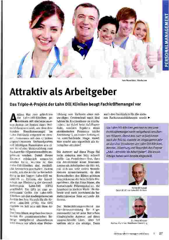 Vorschauseite 1: Attraktiv als Arbeitgeber