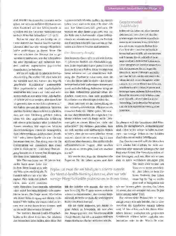 Vorschauseite 4: REFERAT VON DER NORDIC CONFERENCE ON MENTAL HEALTH NURSING IN HELSINKI IM SEPTEMBER 2010Mental Health Nursing -ein Mythos