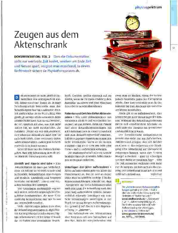 Vorschauseite 1: Zeugen aus dem Aktenschrank