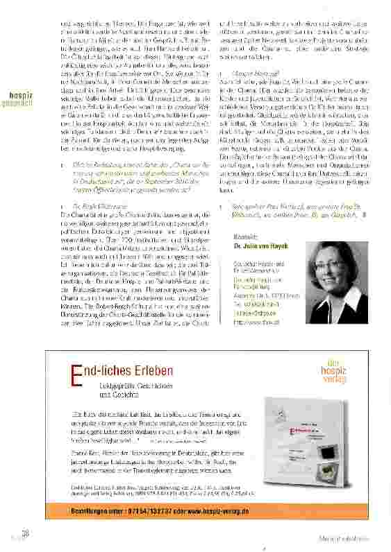 Vorschauseite 3: Über die Entwicklung der Hospizuns Palliativarbeit