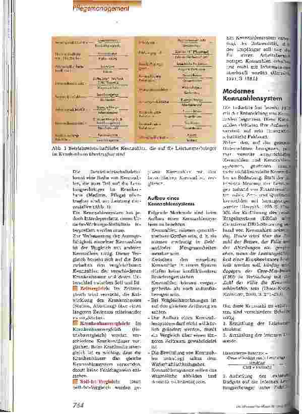 Vorschauseite 3: Kennzahlen - Informationen für das Pflegemanagement
