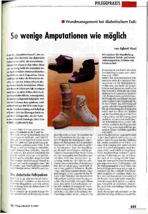 Vorschauseite 1: So wenige Amputationen wie möglich