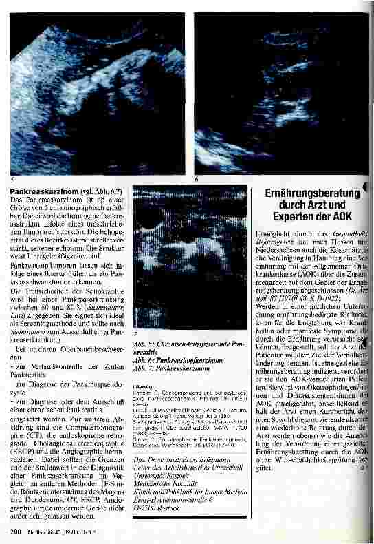 Vorschauseite 3: Sonographische Pankreasdiagnostik - Möglichkeiten und Grenzen