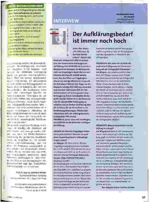 Vorschauseite 2: Das Zeitfenster ist begrenzt